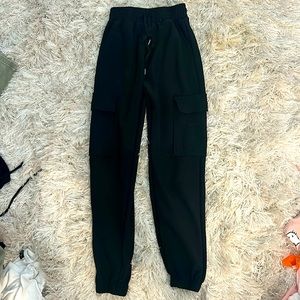 Black sweat pants S